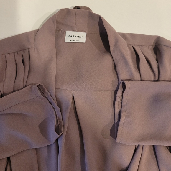 Aritzia Babaton Ambrose Bodysuit Shadow Mauve Size Small - Picture 11 of 12